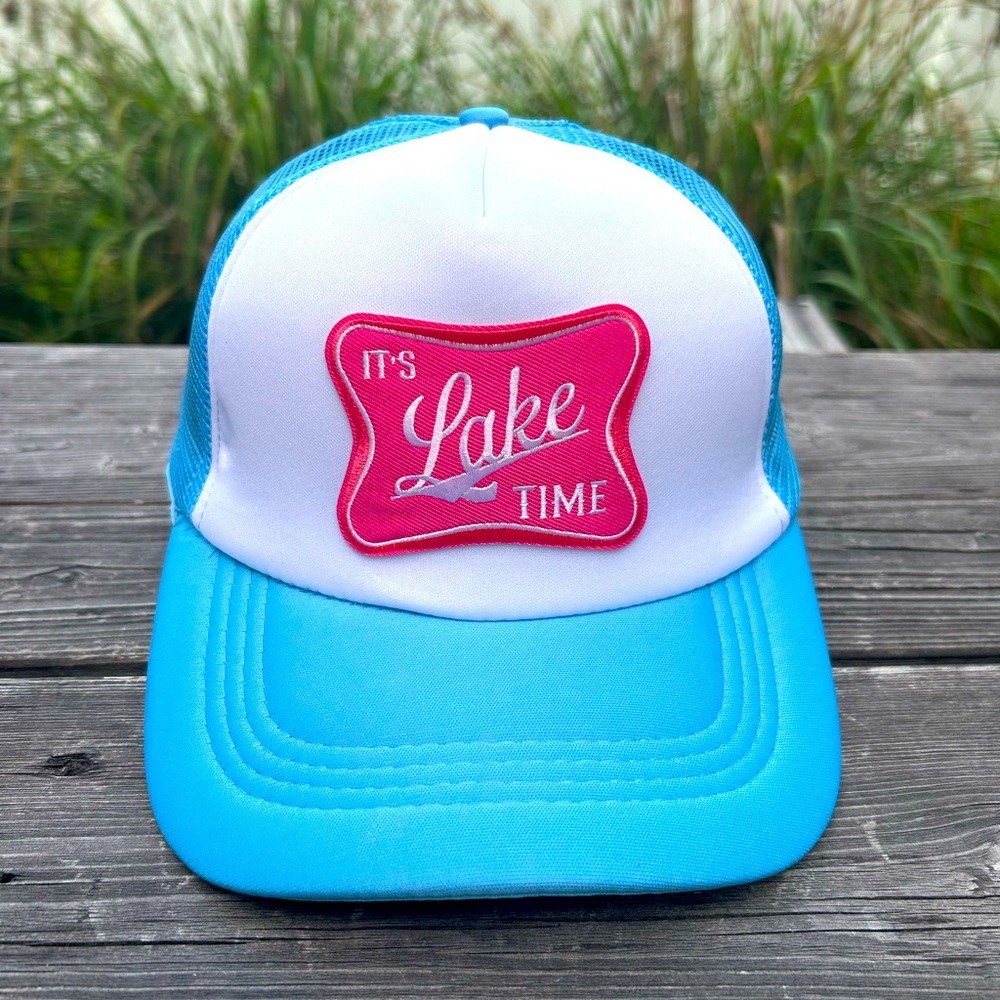 It’s Lake Time + Day Drinker Trucker / SnapBack hat - Picture 3 of 5
